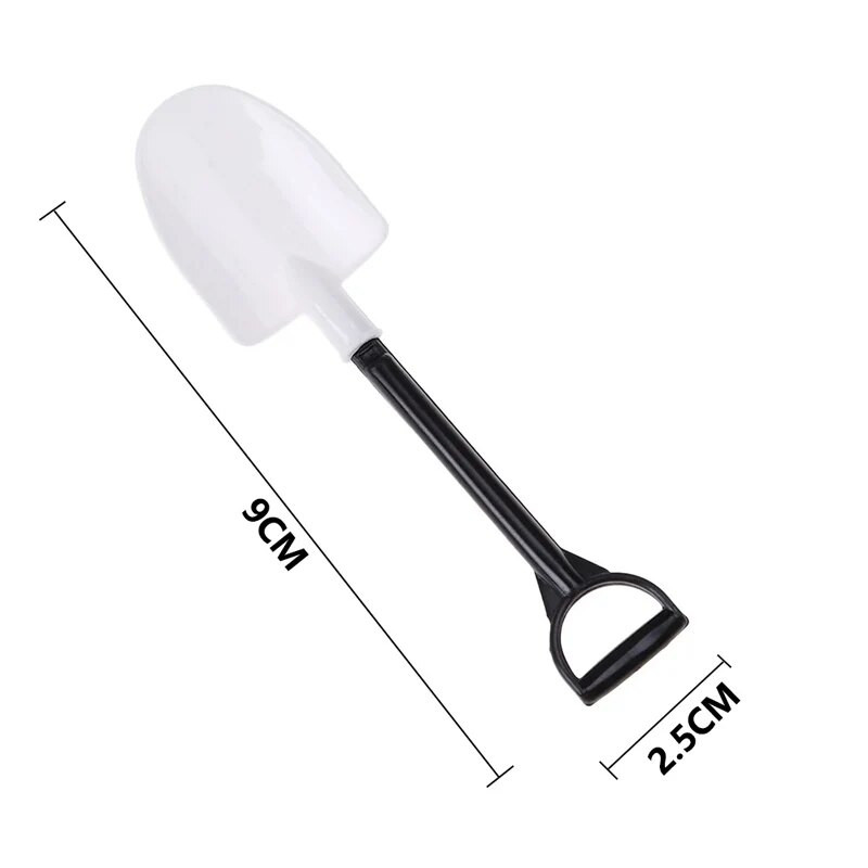 Lingură de desert Mini linguriță de lopată Lingură de prăjitură de înghețată în ghiveci pentru copii Desert, ceai, linguri de cafea, consumabile de petrecere de unică folosință 50 buc