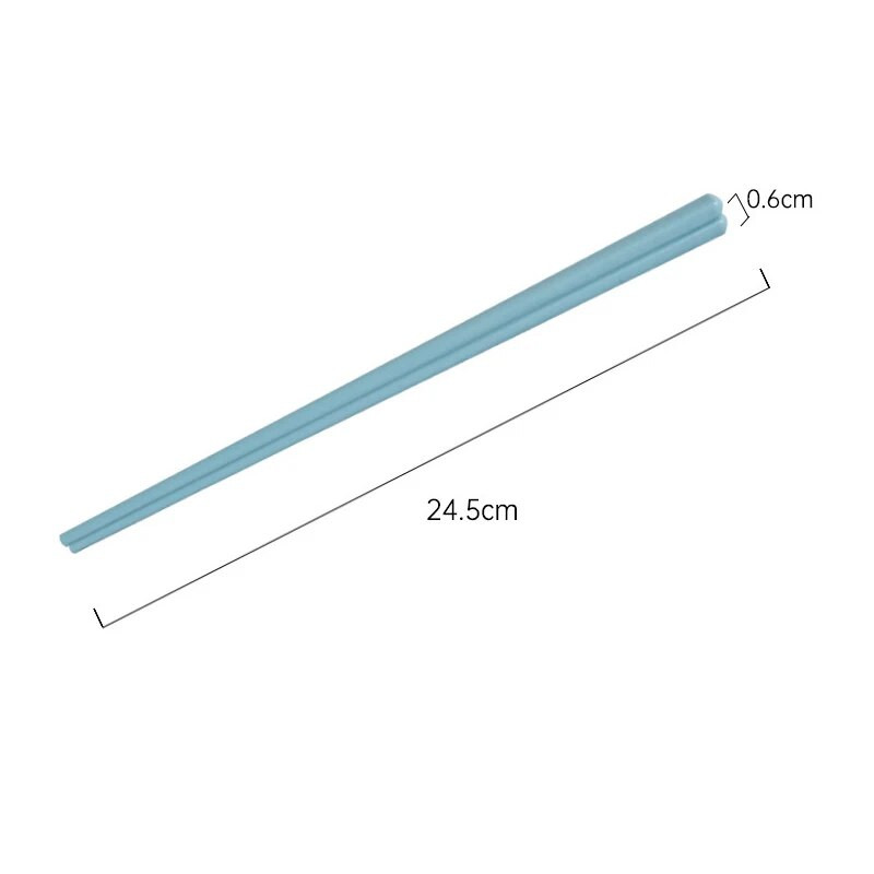 1 pár színes evőpálcika, hosszú kerámia evőpálcika, újrafelhasználható pálcika Sushi Bento tartozékokhoz Konyhai étkészletek étkészletek