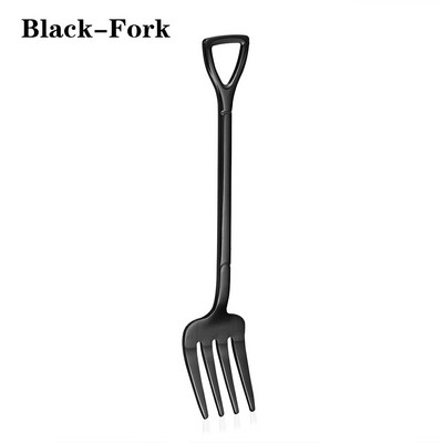 Hot Shovel Shape Παγωτό Κουτάλι & Πιρούνι Πολύχρωμο Κουτάλι Πιρούνι Μακρύ Λαβή Εργαλείο Καφέ Αξεσουάρ Κουζίνας Παγωτό