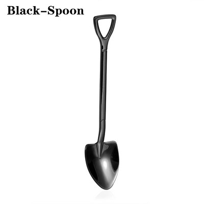 Hot Shovel Shape Παγωτό Κουτάλι & Πιρούνι Πολύχρωμο Κουτάλι Πιρούνι Μακρύ Λαβή Εργαλείο Καφέ Αξεσουάρ Κουζίνας Παγωτό