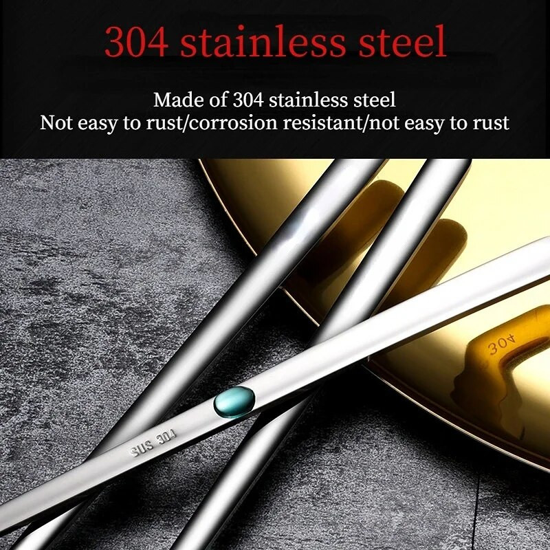 304 rozsdamentes acél étkészlet kanál teáskanál desszert kávé fagylalt kanalak konyhai kiegészítők báreszközök új hosszú nyél