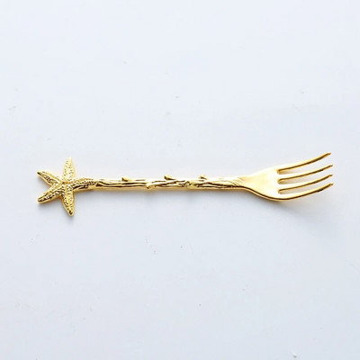Νέο επιδόρπιο πιρούνι Vintage Dragonfly Branches Leaves Shape Mini Ice Cream Coffee Milk Mixing Fork Exquisite πιρούνι Επιτραπέζια σκεύη κουζίνας