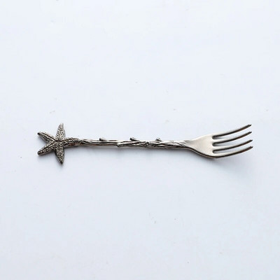 Νέο επιδόρπιο πιρούνι Vintage Dragonfly Branches Leaves Shape Mini Ice Cream Coffee Milk Mixing Fork Exquisite πιρούνι Επιτραπέζια σκεύη κουζίνας