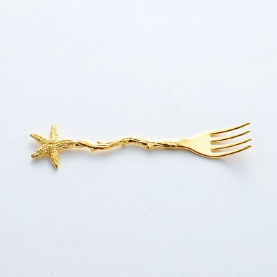 Νέο επιδόρπιο πιρούνι Vintage Dragonfly Branches Leaves Shape Mini Ice Cream Coffee Milk Mixing Fork Exquisite πιρούνι Επιτραπέζια σκεύη κουζίνας