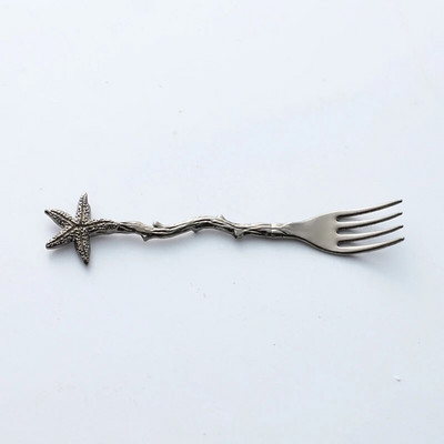Νέο επιδόρπιο πιρούνι Vintage Dragonfly Branches Leaves Shape Mini Ice Cream Coffee Milk Mixing Fork Exquisite πιρούνι Επιτραπέζια σκεύη κουζίνας