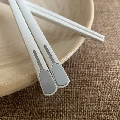 1 Ζεύγη Ιαπωνικών κινέζικων τσοπ ξυλάκια Hot Pot Sushi Sticks Επαναχρησιμοποιήσιμα μεταλλικά κορεάτικα ξυλάκια επιτραπέζια σκεύη από κράμα υγιεινής διατροφής