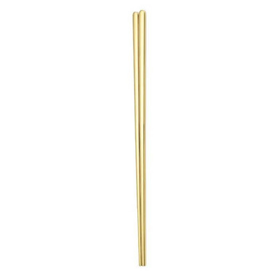 Flat Chopsticks Χρυσό/Ασημί/Μαύρο Παχύ Αντιολισθητικό Καθρέφτη 304 Γυαλισμένο Chopsticks Οικιακά Σκεύη κουζίνας