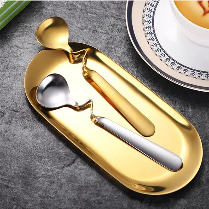 304 rozsdamentes acél akasztható teáskanál kis mini kávékeverő kanál cukor desszert fagylalt kanál étkészlet konyhai edények