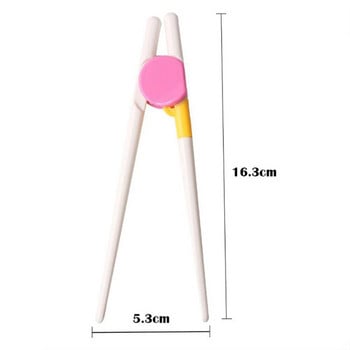 1 Pair Cute Chopsticks Kids Baby Beginner Practical Chopsticks Easy Fun Learning Training Helper Chopstick Κινέζικα Εργαλεία Τροφίμων