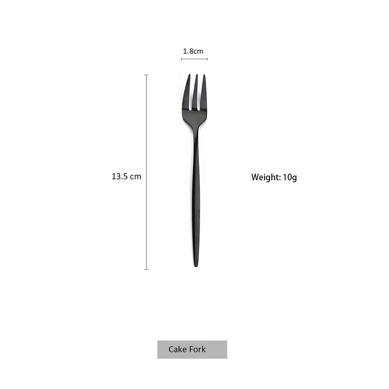 1db teavilla szett rozsdamentes acél kis villa arany gyümölcsvilla desszertvilla tortához snack fekete salátavilla mini tortavilla