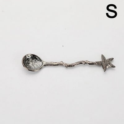 Magustoidulusikas Vintage Dragonfly Oksad Lehed Kuju mini Jäätis Tarretis Kohv Piim Segamislusikas Peen lusikas kööki