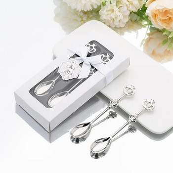 Coffee Spoon Teaspoon Wedding Souvenir Νυφικό ντους Δώρα γάμου Αγίου Βαλεντίνου Αξεσουάρ καφέ για πάρτι