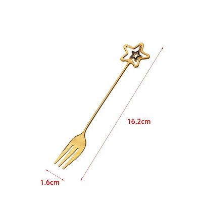 304 roostevabast terasest kohvilusikas magustoidulusikas Fork With Pretty Pendant arbuusijäätiselusikas Teelusikas Creative lauanõud