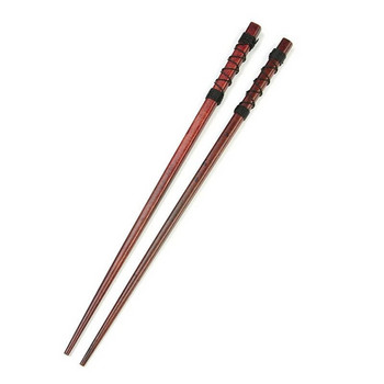 6 Ζεύγη Ξύλινα Chopsticks Χειροποίητα Κλασικό Γιαπωνέζικο Φυσικό Σετ δώρου από ξύλο