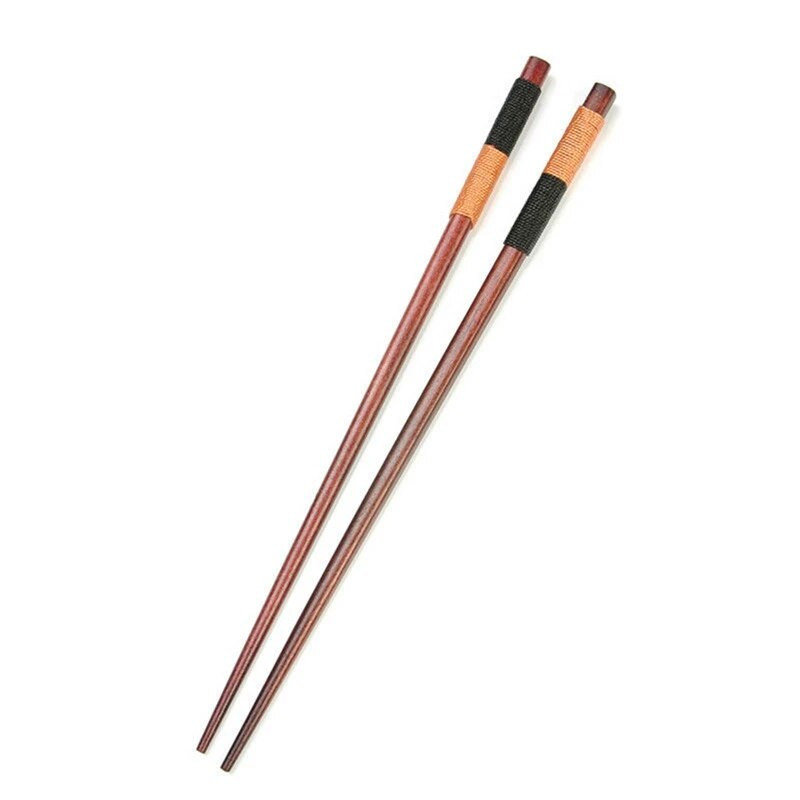 6 páros fából készült pálcika, kézzel készített klasszikus japán természetes élelmiszer fa ajándékkészlet