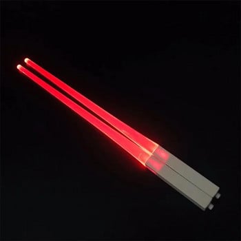 LED φωτοβολταϊκά ξυλάκια Amazon Luminescent Chopsticks Φθορίζον ραβδί συναυλία Παιδικά ξυλάκια φαγητού Υλικά