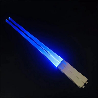 LED φωτοβολταϊκά ξυλάκια Amazon Luminescent Chopsticks Φθορίζον ραβδί συναυλία Παιδικά ξυλάκια φαγητού Υλικά