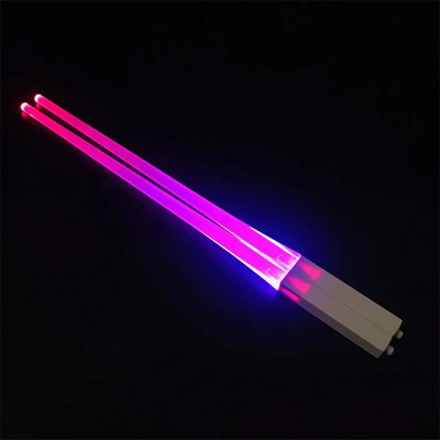 LED φωτοβολταϊκά ξυλάκια Amazon Luminescent Chopsticks Φθορίζον ραβδί συναυλία Παιδικά ξυλάκια φαγητού Υλικά