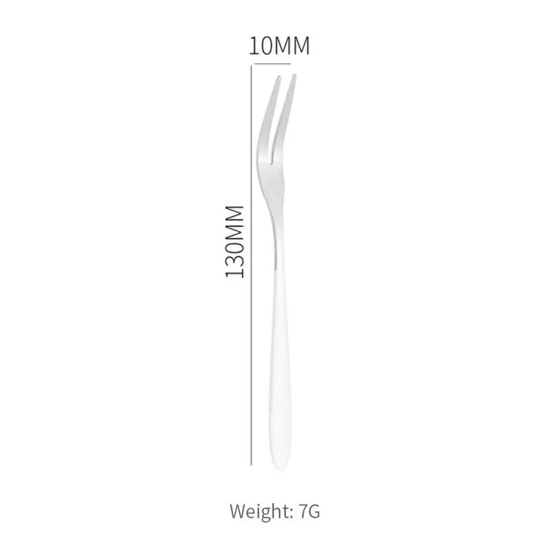 Arany Gyermek kisvillás étkészlet Háztartási Gyümölcs Rúd Aranyos Gyümölcs Villa Gyümölcs Sher 304 Rozsdamentes acél Ins Wind