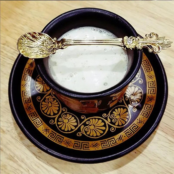 Κουτάλι καφέ από ανοξείδωτο ατσάλι ρετρό κουτάλι επιδόρπιο ίριδας Κουτάλι αραβικού στυλ Κουτάλι παγωτού Κουτάλι κουταλιού Επιτραπέζια σκεύη Αξεσουάρ κουζίνας