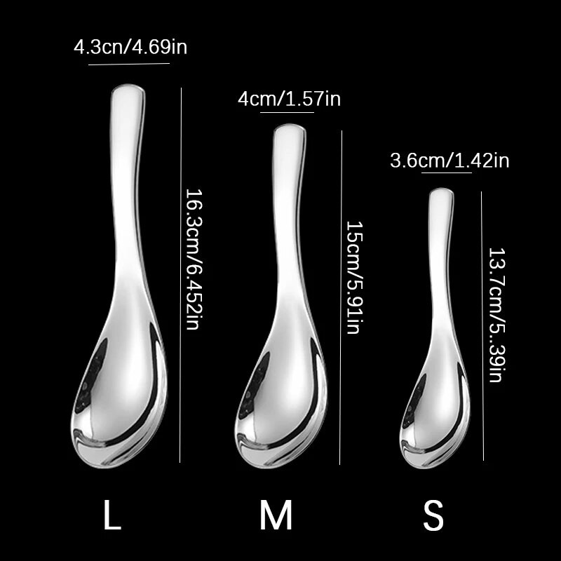 Earl kanál rozsdamentes acél kanál enni levest kanál kiváló minőségű finomított