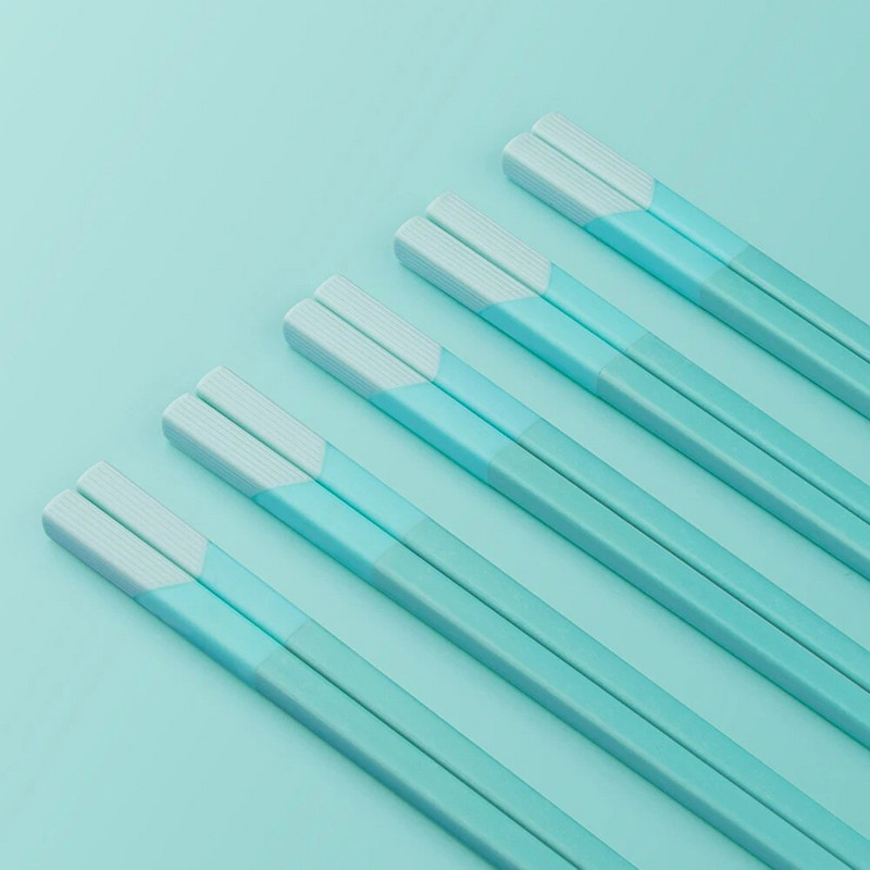 5 pár kiváló minőségű japán csúszásmentes pálcika koreai otthoni szállodai étterem Hordozható egészséges étel pálcika sushi pálcikához