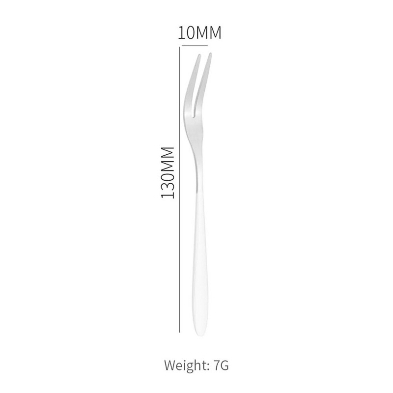 Mieli vaisiai Sher dviejų dantytų šakučių stalo reikmenys vaikiški mažos šakutės vėjo vaisių šakutės buitinė vaisių lazdelė auksinė