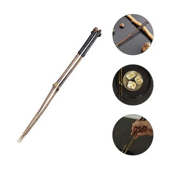 1 ζεύγος Long Bamboo Chopstick Επαναχρησιμοποιήσιμα Chopsticks Sushi Chopsticks Hot Pot Chopsticks Αντιολισθητικά Chopsticks Επιτραπέζια σκεύη