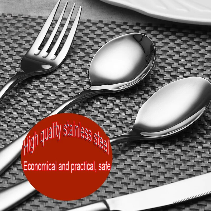 88-3 sorozatú étkészlet steak kés villa Privát Otthon Evőeszközök Kés Villa Kanál három részes Előkelő Western kés villa kétrészes