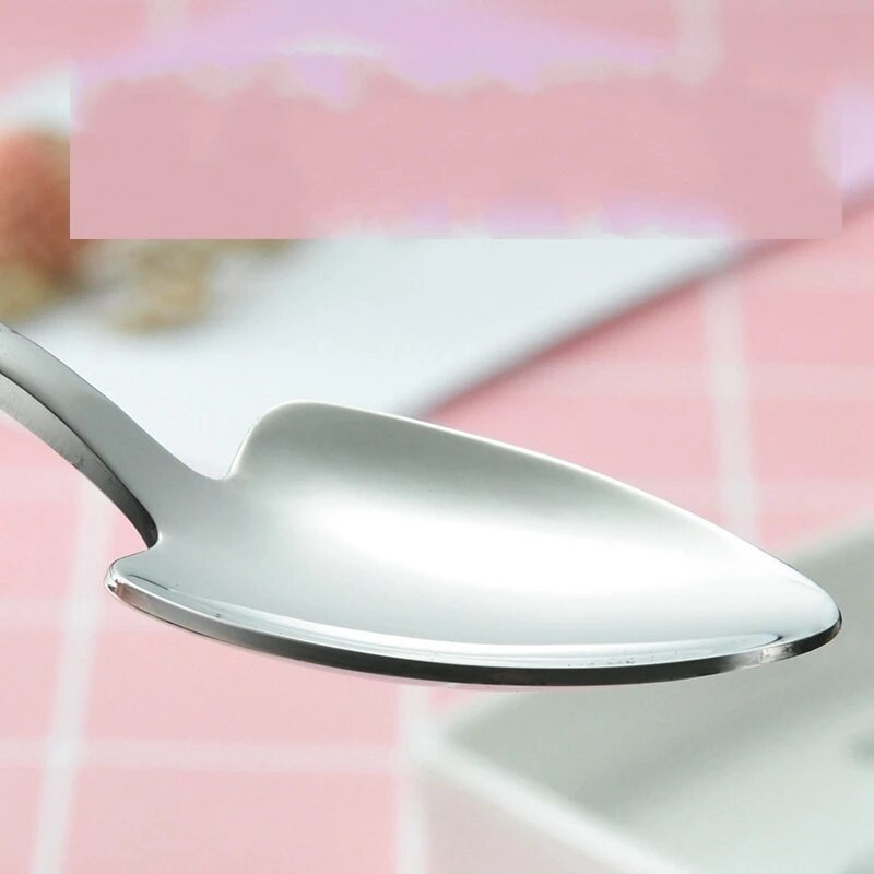 1 db 304 rozsdamentes acél étkészlet tejes teáskanál villa