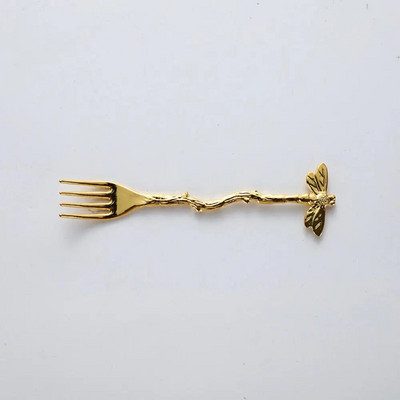 Kūrybinės šakos lenkta šakutė virtuvės vaisių šakutė gimtadienio tortas desertinis stalas