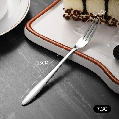 Kūrybinės šakos lenkta šakutė virtuvės vaisių šakutė gimtadienio tortas desertinis stalas