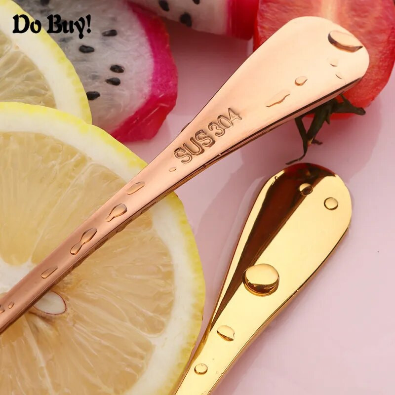 2db/szett Mini finom, rozsdamentes acél előétel villák kétágú snack gyümölcs desszert villák koktél kóstoló villák bulihoz