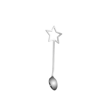 304 Ανοξείδωτο Κουτάλι Creative Stars Gold Coffee Stirring Spoon Home Παγωτό Επιδόρπιο Κουτάλι Πιρούνι Κουζινικά σκεύη