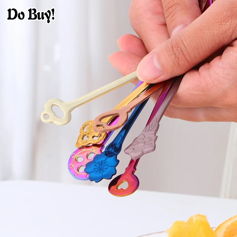 1 db Gyümölcsvilla rozsdamentes acél szív virág alakú desszert villa Lovely gyümölcsvilla Étterem Cafeteria Otthoni parti étkészlet