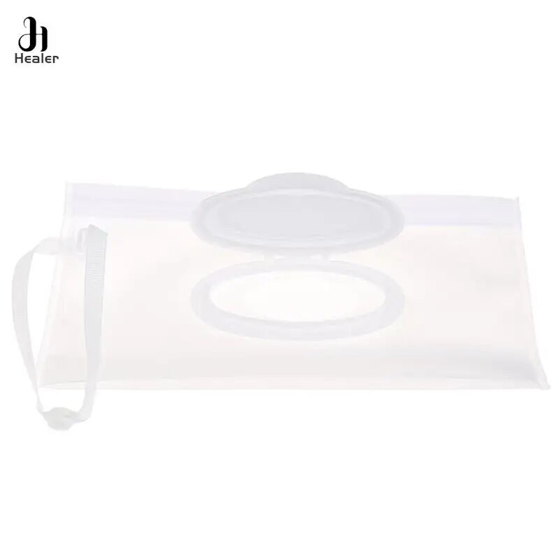 Könnyű hordozható rajzfilm baba gyerekeknek nedves törlőkendők kuplung hordtáska nedves papír törlőkendő tartály adagoló pattintható pántos tok