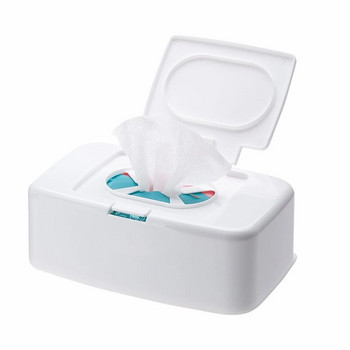 Кутия за мокри кърпички Дозатор за кърпички Преносими кърпички Кутия за съхранение на салфетки Контейнер за домашен офис в кола