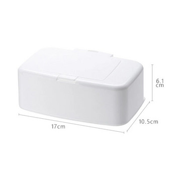 Wet Tissue Box Wipes Dispenser Portable Wipes Napkin Storage Box Holder for Car Home Office