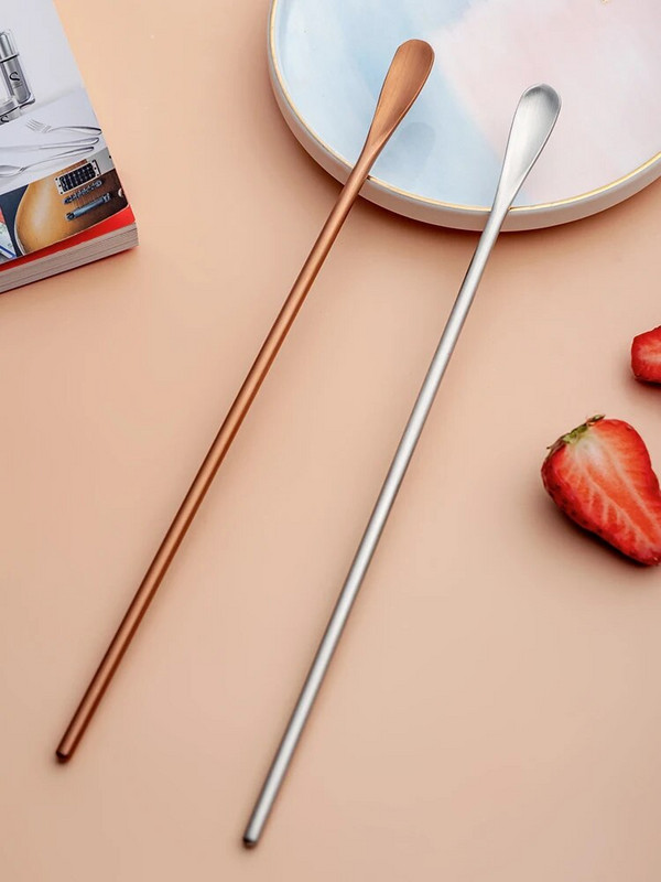 Onlycook hosszú nyelű koktélkeverők csapos keverőpálca Rozsdamentes acél csapos whisky shaker bár konyhai eszköz