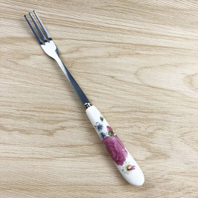 5 tk/komplekt roostevabast terasest keraamilise käepidemega teelusikas Creative kohvilusikas mee magustoidu jäätiselusikas väike teelusikas 15*2,6 cm