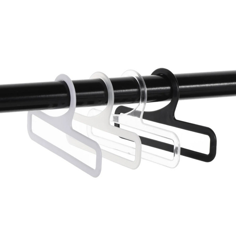 10 db 14cm/17cm-es mini akasztó téglalap alakú csúszásmentes vastag kendő sálakasztó műanyag szárítóállványok otthoni mini tároló tartó