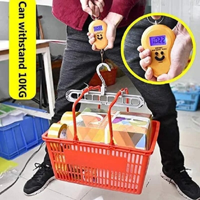 Magic többportos tartóakasztók ruhákhoz Helytakarékos szárítóállvány Többfunkciós műanyag szekrényrendező ruhatartó