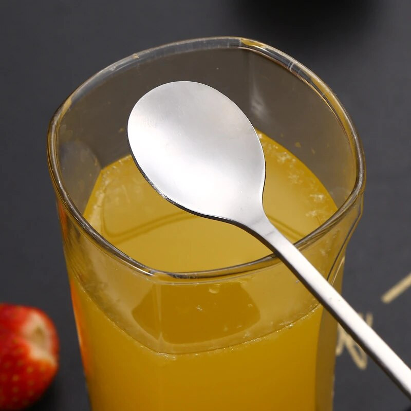 20cm/23cm/32cm hosszú töknyél rozsdamentes acél teáskanál kávé fagylalt desszert keverőkanál Konyhai kiegészítők Bár szerszámok