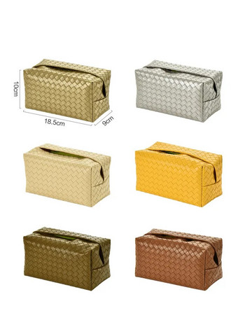 Скандинавски аксесоари за баня и кухня Държава за кутия с тъкани кожени салфетки Органайзер за тоалетна хартия Кутия за съхранение Калъф за салфетки