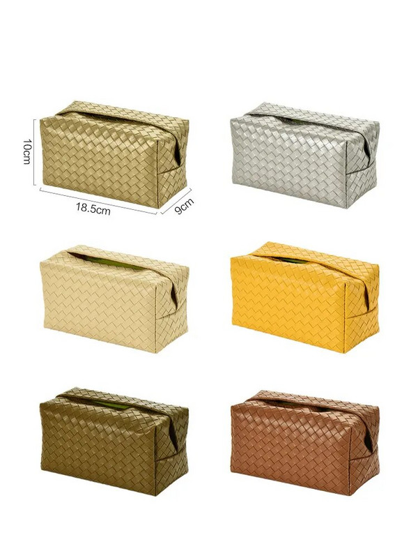 Nordijski kupaonski i kuhinjski dodaci Kožna tkana kutija za papirnate maramice Držač kutije Organizator toaletnog papira Kutija za pohranu Torbica za maramice
