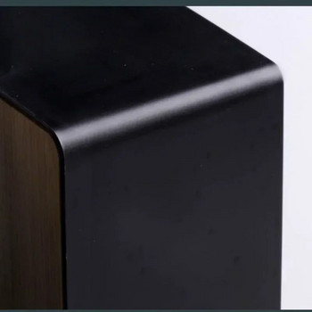Αφαιρούμενο Ξύλινο κάλυμμα Tissue Box Mini Tissue Storage Tube Box Storage Box Αυτοκίνητο Διακόσμηση σπιτιού Απλό Fashion Tissue Box