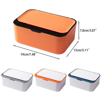 Δοχείο υγρών μαντηλιών με καπάκι Dustproof Tissue Storage Box for Home Office Baby Wet Tissue Mask Storage Box Organizer κουζίνας