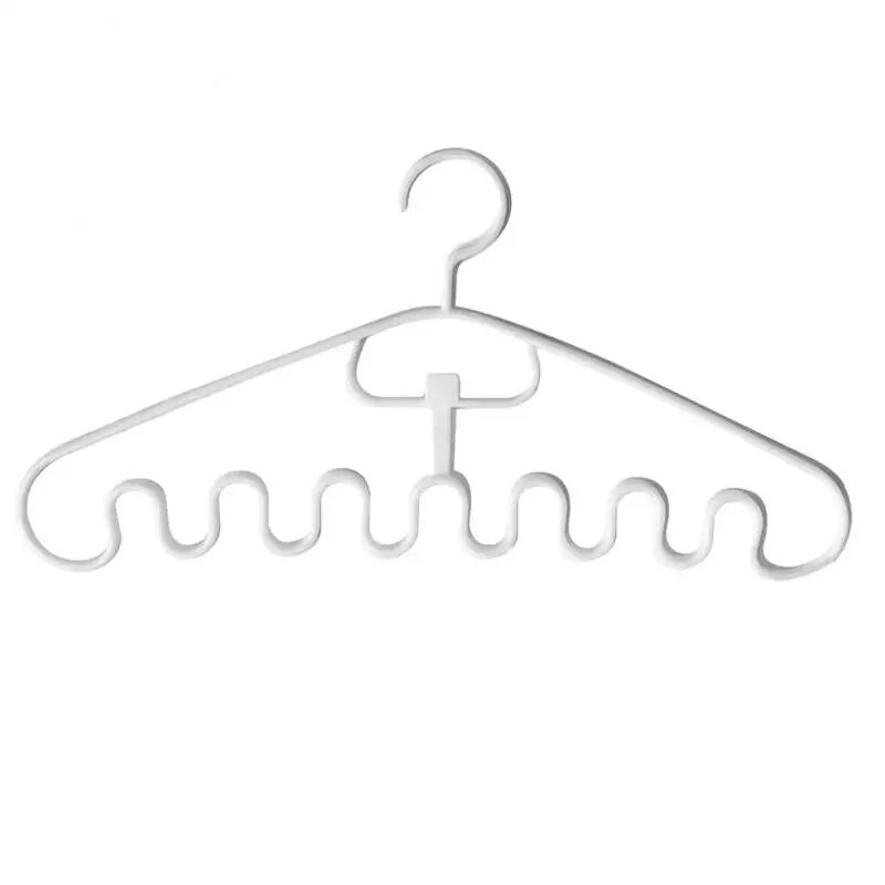 Višenamjenski stalak za sušenje odjeće od 1/3/5 kom. Štedi prostor Stalak za odjeću Waves Vješalice za podršku s više priključaka Organizatori za pohranu u ormaru