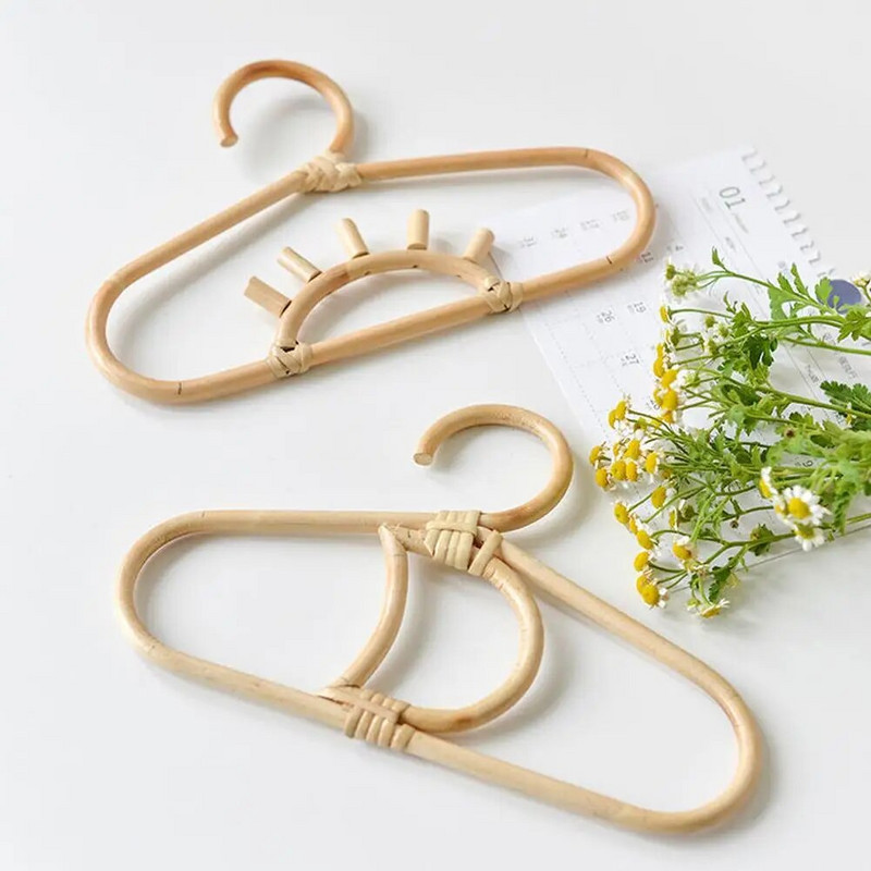 Gyerek rattan vállfák, szivárvány hold alakú ruhadarabok fogas sapka fali kampók gyerekszoba akasztós fogas akasztó