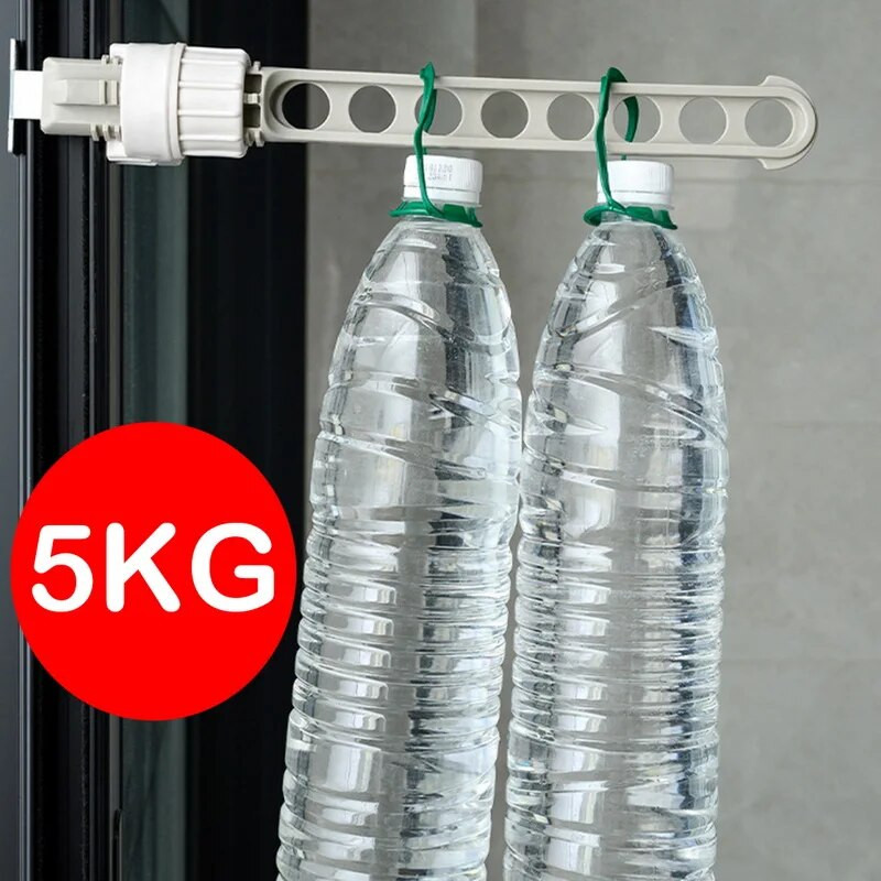 Kültéri utazási hordozható ablakkeret ruhaakasztó Hordozható beltéri ablakszárító állvány Beltéri akasztós ruhatartó